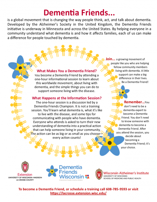 Dementia Friends Extension La Crosse County