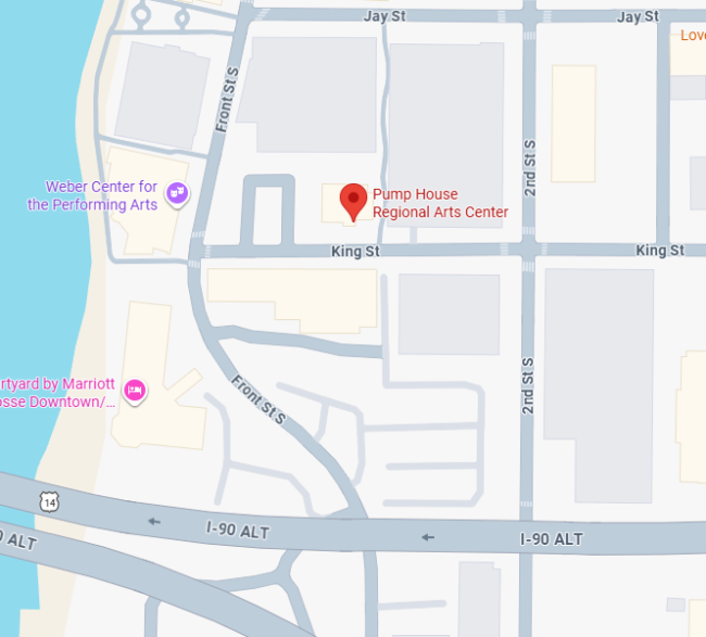 Map displaying location of Pump House, click to link to google maps.